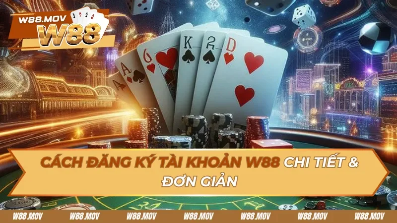 Cách Đăng Ký Tài Khoản W88 Chi Tiết & Đơn Giản