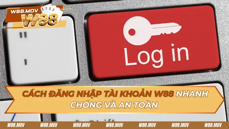 Cách Đăng Nhập Tài Khoản W88 Nhanh Chóng Và An Toàn